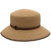 Luxusný dámsky nekrčivý béžový klobúk Fedora - ručne šitý, UV faktor 80 - Mayser eileen