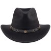 Austrálsky čierny klobúk vlnený - MACKAY