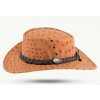 Austrálsky klobúk kožený - OSTRICH