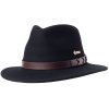 Austrálsky klobúk vlnený čierny - NORTON
