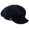 8-dielna dámska tmavomodrá bekovka od Mayser - Camila Newsboy Cap