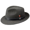 Cestovný nekrčivý vodeodolný šedý klobúk Mayser - Denver Traveller