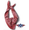Bavlnená šatka - bandana (bordó 14)