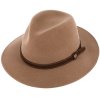 Kašmírový béžový cestovný klobúk Fiebig - Traveller Kaschmir