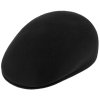 Pánska čierna luxusná plstená zimná čiapka - klasická pevná plstená čiapka