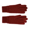Dámske bordo rukavice - Fiebig vlna a kašmír
