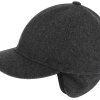 Šiltovka zimná šedá vlnená (ušné klapky) - Fiebig