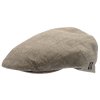 Bekovka Edward – hnedá chambray čiapka z organického ľanu a merino vlny