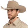 Trigger – béžový tradičný americký westernový klobúk 2x