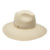 Sophie – panamský klobúk s klopenou krempou, bielou stuhou a strednou korunou BORSALINO