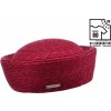 Dámsky slamený klobúk Seeberger - rubínovo červený