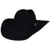 Bailey® Luzerne – 3X westernový klobúk z vlny, čierny