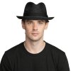 Letný klobúk fedora - Bailey Craig čierny