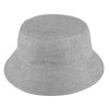Bucket hat - letný ľanový sivý klobúk - Fiebig 1903