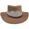 Jacaru Blaze hnedý – letný austrálsky klobúk s priedušnou korunou