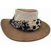 Jacaru Shady Lady – dámsky Mushroom austrálsky klobúk z brúsenej kože