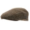 Zimná vlnená šiltovka - driver cap od CTH Ericson - Harris Tweed Green
