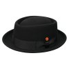 Plstený čierny klobúk porkpie - Mayser - Andy