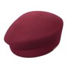 Dámska bordo plstená lodička - plstený baret - Seeberger