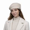 Dámska béžová plstená lodička - plstený baret - Seeberger