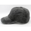 Čierna šiltovka z opranej bavlny - Baseball Cap Washed Cotton