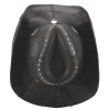 Bullhide Hardtail – kožený westernový klobúk Black