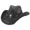 Bullhide Hardtail – kožený westernový klobúk Black