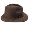 Dámsky cestovný hnedý zimný klobúk Dagmar (ušné klapky) - Mayser