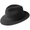 Bailey Draper III – čierny pánsky klobúk z králičej a bobriej srsti