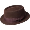 Bailey Darron – hnedý pánsky pork pie klobúk z plsti LiteFelt