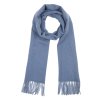Svetlomodrá šatka 37 x 180 cm - 100 % Kašmír