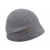 Dámsky klobúčik z plstenej vlny – svetlo šedý | Seeberger