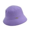 Bucket hat - zimný fialový vlnený klobúčik - Seeberger
