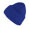Objemná pletená zimná čiapka - Fiebig kráľovská modrá