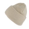 Objemná pletená zimná čiapka - Fiebig béžová