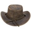 Austrálsky klobúk kožený Pathfinder