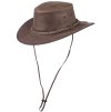 Kožený klobúk - SCIPPIS Henbury vintage
