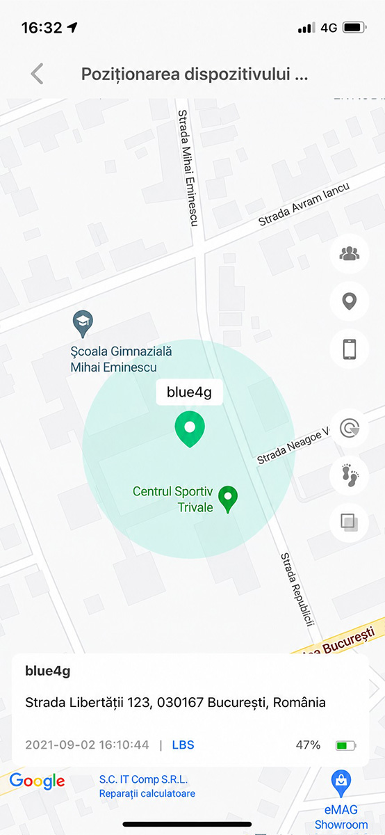 Ďalšie funkcie na mape