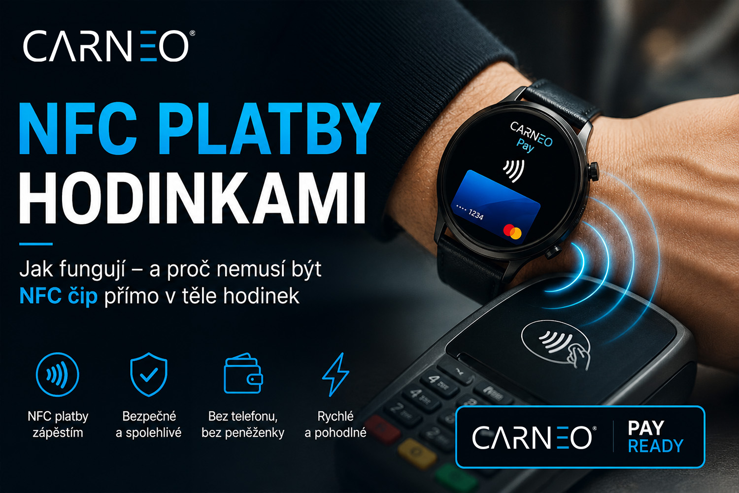 Jak funguje NFC placení hodinkami a proč nepotřebují NFC čip v těle