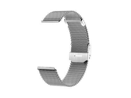 Stříbrný milánský řemínek 20mm střední velikosti