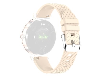 Seinna silikonový řemínek bezový