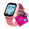 Carneo Tiny Pink – inteligentní hodinky pro děti s funkcí telefonování a SOS tlačítkem.