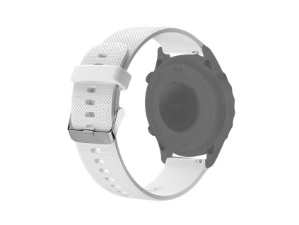 szíj 22mm fehér ezüst