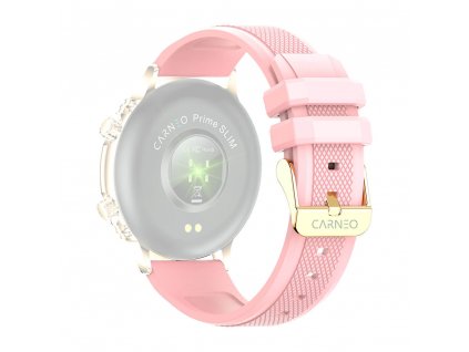 Csereszíj Carneo Prime Slim rózsaszín 22mm-hez