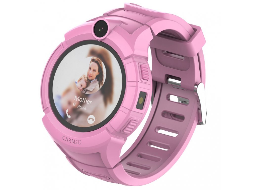 Smart hodinky Carneo GUARDKID+ rúžové