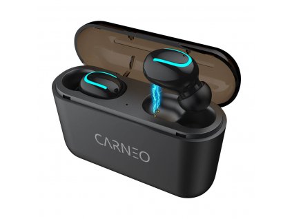 Bluetooth slúchadlá do uší Carneo S4 - čierne