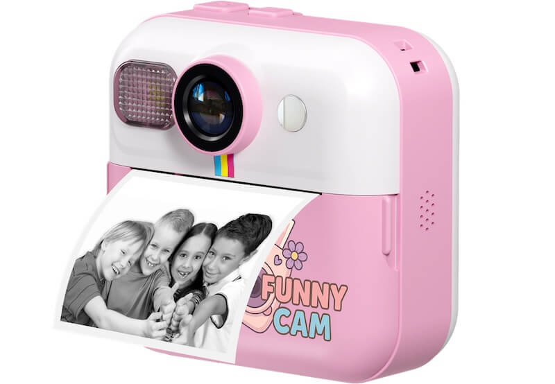 Instantný fotoaparát CARNEO Funny cam mini ružový