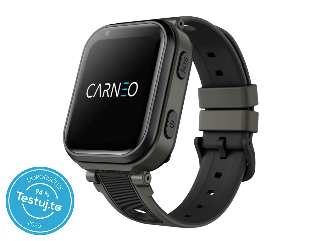 Detské smart hodinky CARNEO GuardKid+ 4G ULTRA 2nd gen. čierne