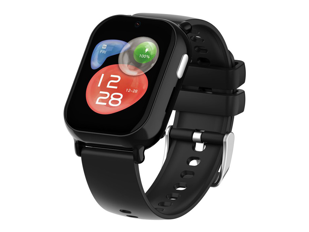 Detské smart hodinky Carneo GUARDKID+ 4G Buddy - čierne