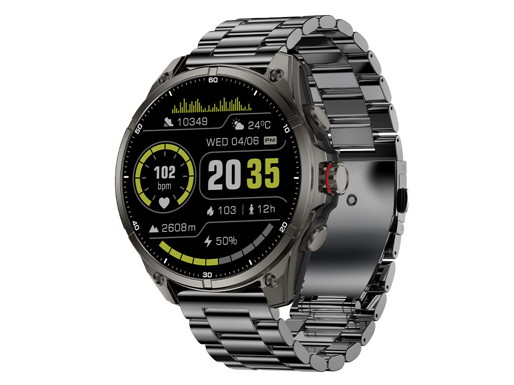 Smart hodinky Carneo GTR eXpedition GPS Titan - black metal